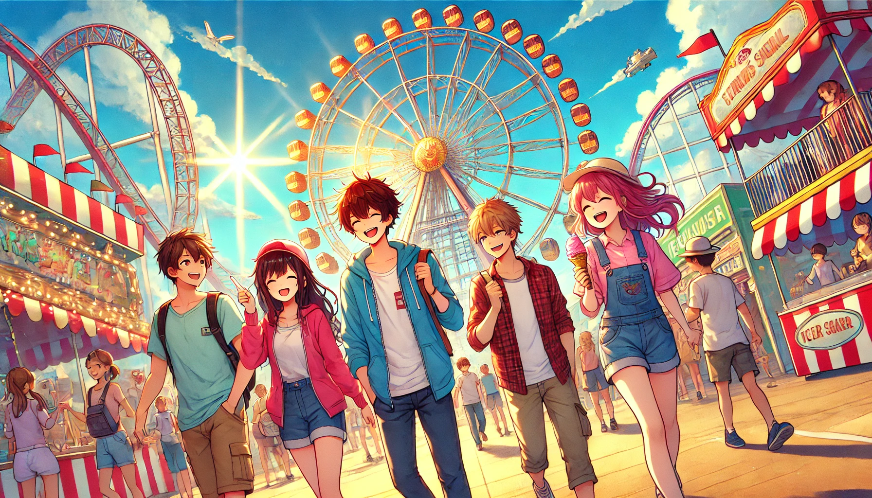 A Day at an Amusement Park