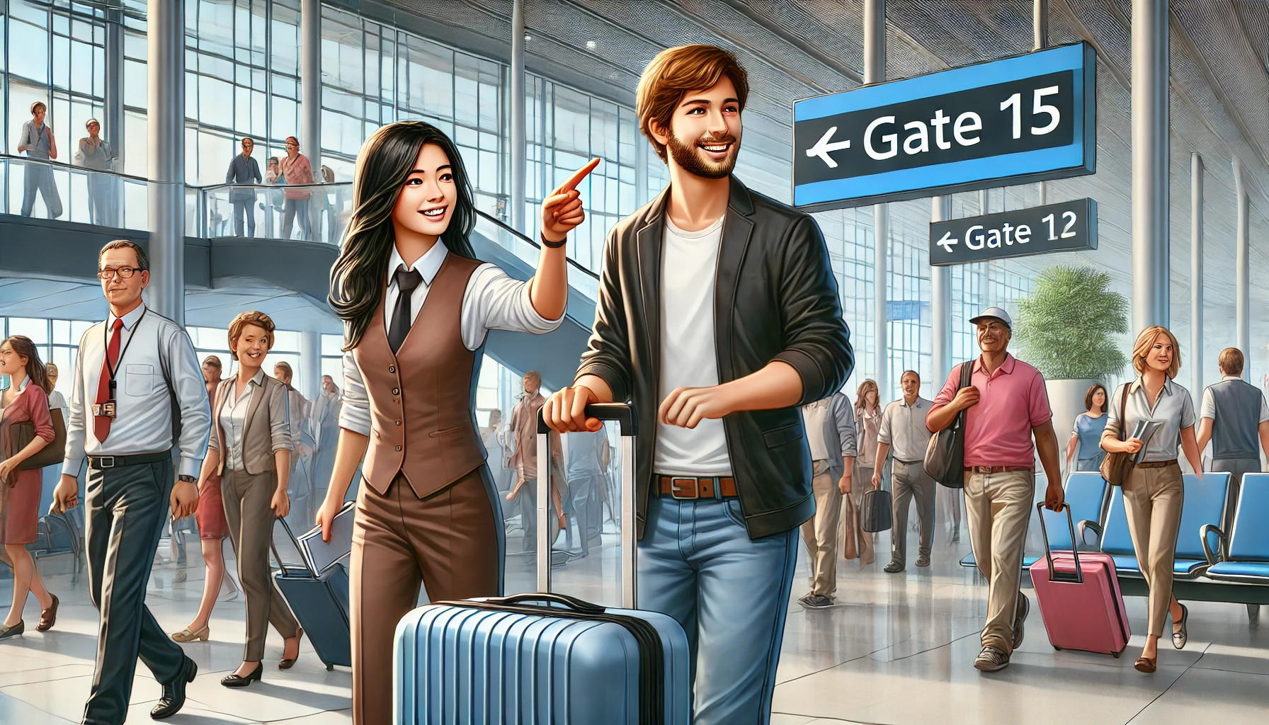 Asking for Help at the Airport