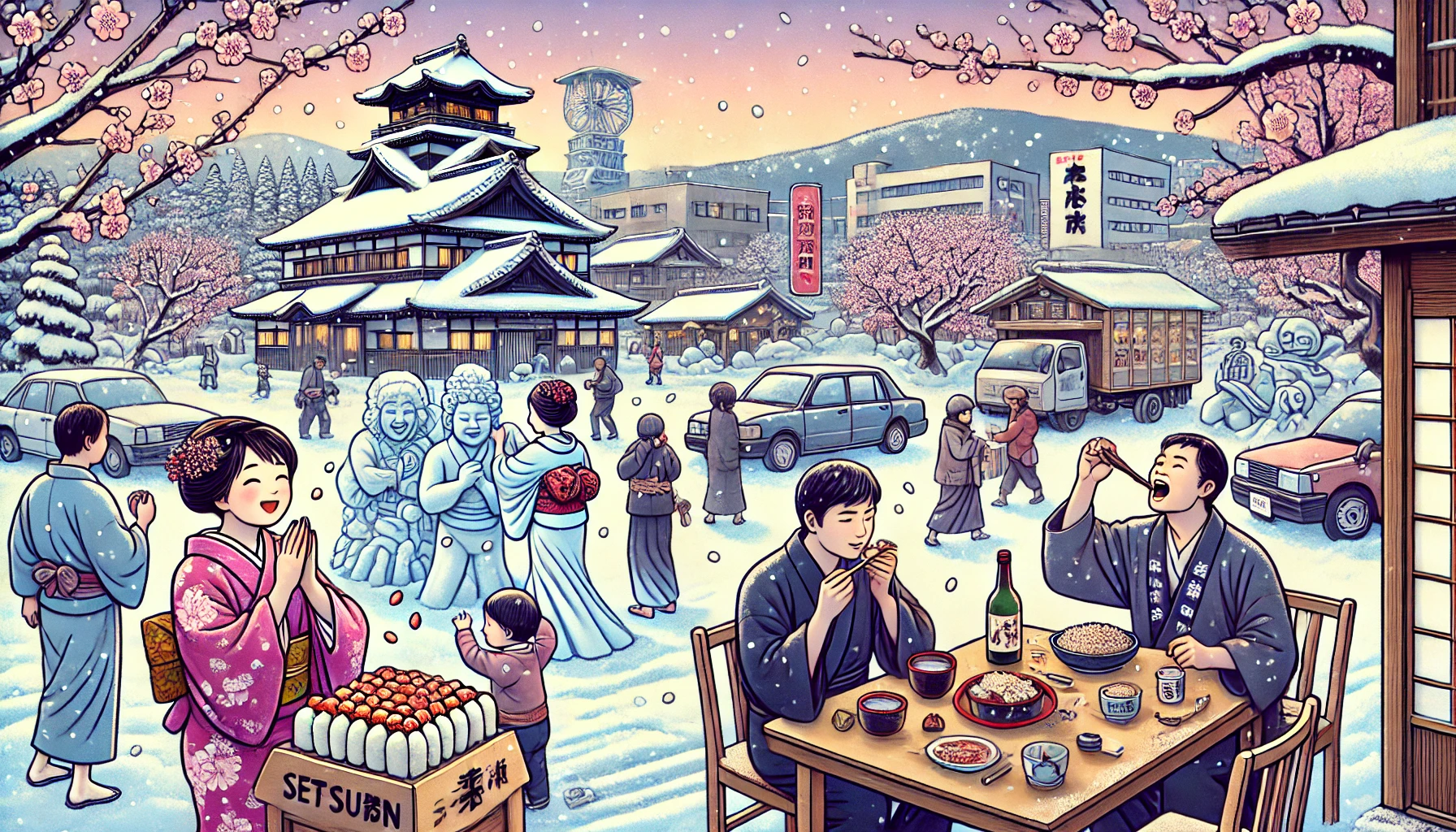 February in Japan