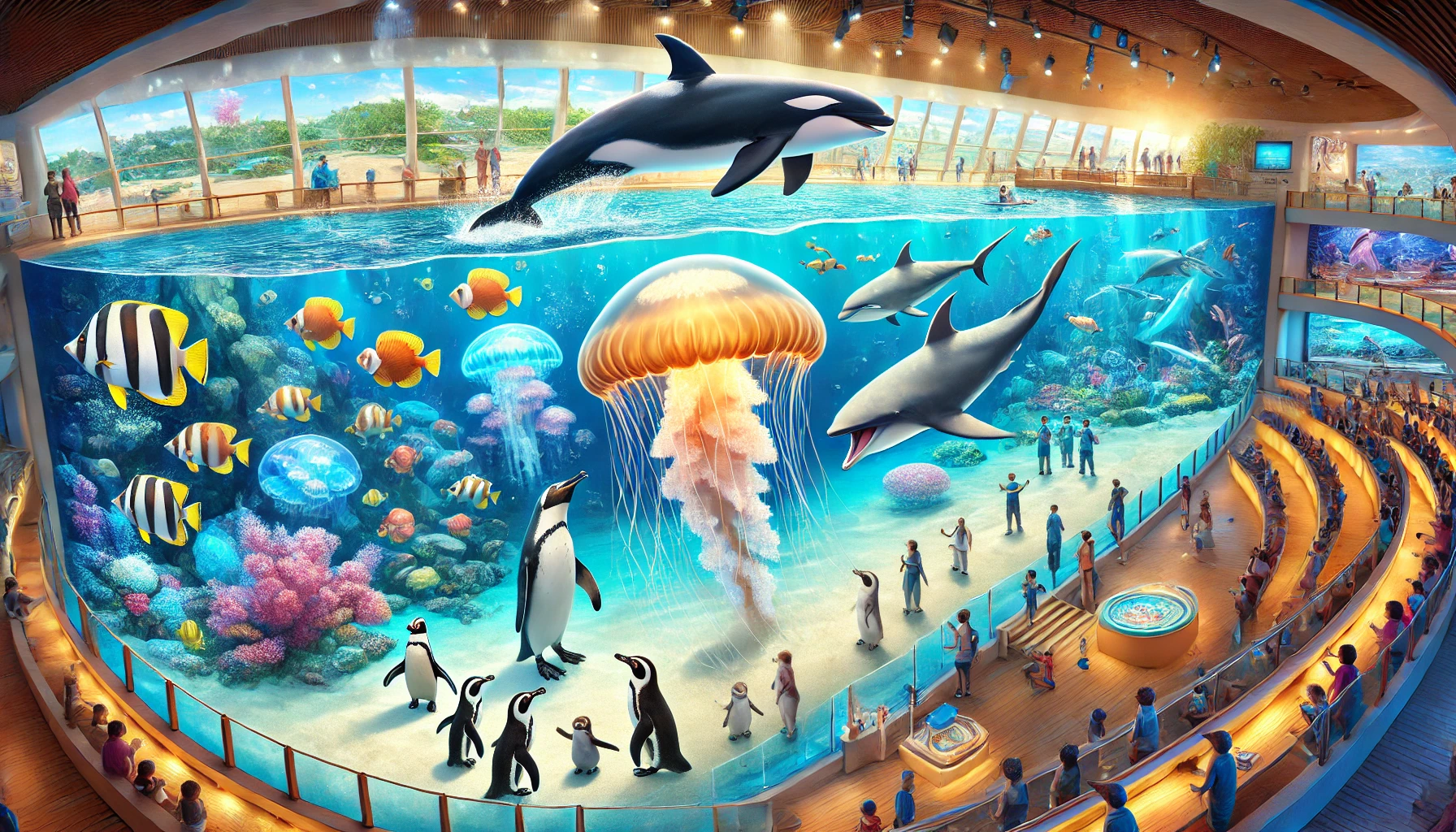 Visiting an Aquarium